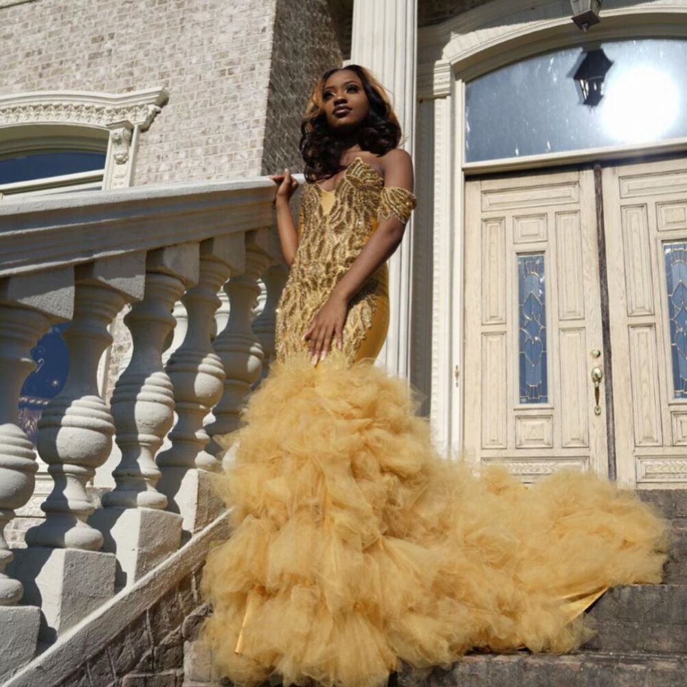 Off Shoulder Draped Split Slim Maxi Dress - Power Day Sale | Women's evening  dresses, Elegant prom dresses, Gold evening dresses